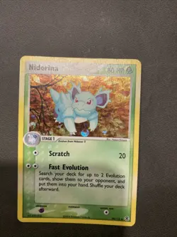 Pokemon FireRed LeafGreen Nidorina Reverse Holo 40/112 LP - Image 1