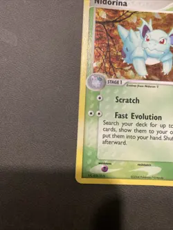 Pokemon FireRed LeafGreen Nidorina Reverse Holo 40/112 LP - Image 5