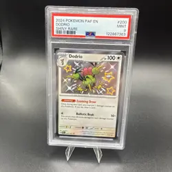 2024 POKEMON TCG PAF EN-PALDEAN FATES SHINY RARE #200 DODRIO PSA 9 - Image 1