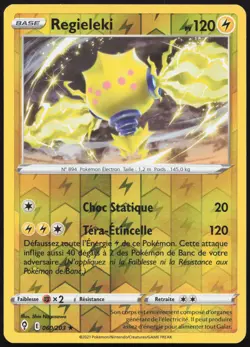 Carte Pokemon Regieleki 060/203 Reverse Evolution Celeste Francais - Image 1