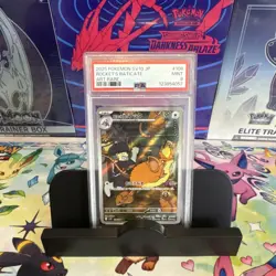 Pokemon Team Rocket's Raticate Art Rare Holo 108/098 Sv10 Japanese PSA 9 - Image 1