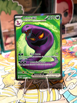 Pokemon TCG Arbok EX 185/165 Scarlet & Violet 151 Ultra Rare Near Mint NM - Image 1