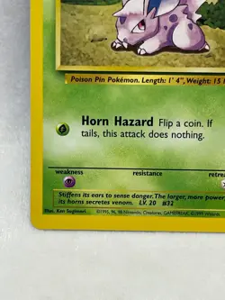 Nidoran - 55/102 - Pokemon - Base Set - Common - 1999 - Image 2