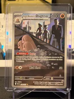 Pokemon TCG Team Rocket's Dugtrio 239/217 Rare Holo Ability Stage 1 100 HP 50 - Image 3
