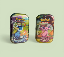 Pokemon Mini Tin Prismatic Evolutions Sealed - (Lot Of 2) Mini Tins - Image 1