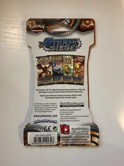 Pokemon TCG XY Steam Siege Volcanion Sealed Blister Booster Pack - Image 2