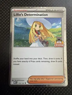 Pokemon Lillie’s Determination Ultra Ball League 119/132 Asia Exclusive Promo - Image 2