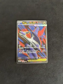Mega Latias ex 163/132 Me01: Mega Evolution Holo Pokemon TCG - NM - Image 1