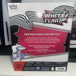 Pokemon Scarlet & Violet White Flare Binder Collection Sealed Box - Image 3