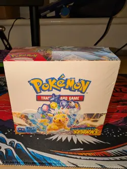 Surging Sparks Booster Box Sealed, Pokemon Scarlet and Violet Sv08 - Image 1