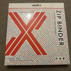 Vault X Anniversary 30th Edition Pokemon Exo-Tec 12 Pocket Zip Binder - Image 1