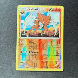 Kabutops 39/124 Reverse Holo Rare XY: Fates Collide LP Pokemon TCG - Image 1