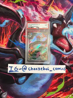 2023 Pokemon Obsidian Flames Gloom Illustration Rare 198/197 PSA 9 - Image 1