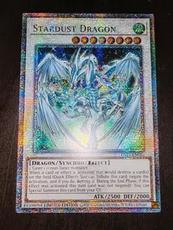 Yugioh Stardust Dragon - Quarter Century Secret Rare TN23-EN016 - Image 1