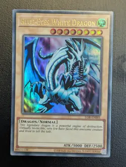 Blauaugiger w. Drache LOB-EN001 Ultra Rare Englisch NM Yugioh - Image 1