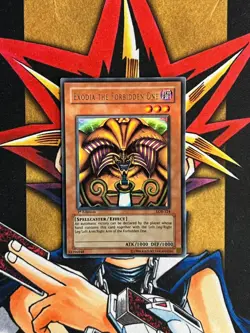 LOB-124 Exodia The Forbidden One Ultra Rare 1st Edition Asian English LP Yugioh - Image 1