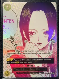 You'll Frighten Me... Boa Hancock Event OP14-118 ALT Art One Piece CCG Card NM-M - Image 4