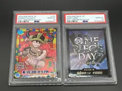 one piece day 25 luffy and don!! card psa 10 sequentially numbered - Image 1