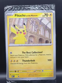 Pikachu At The Museum Promo Jumbo Card - Image 3