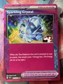 Sparkling Crystal Pokemon Prize Pack Series 6 Promo Pokemon Card NM Stamp - Image 1