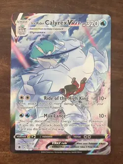 Pokemon Cards Ice Rider Calyrex VMAX TG15/TG30 Astral Radiance TG Holo NM - Image 1