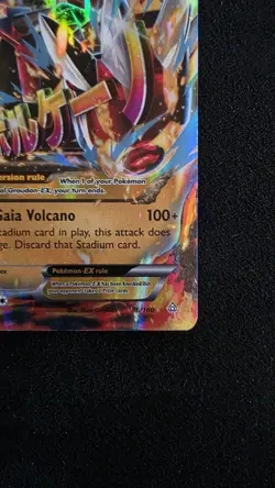 Pokemon TCG Primal Groudon EX Holo Card OMEGA 86/160 XY-Primal Clash - Image 2