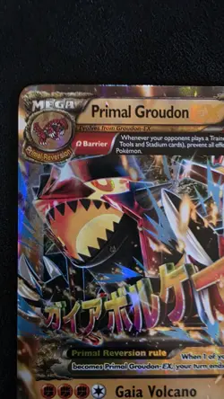 Pokemon TCG Primal Groudon EX Holo Card OMEGA 86/160 XY-Primal Clash - Image 4