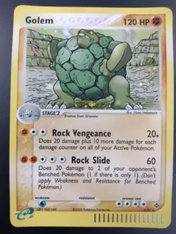 Pokemon Card Golem 5/97 EX Dragon Holo Rare Excellent Condition - Image 1