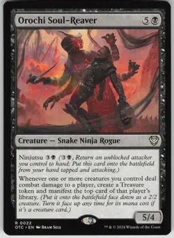 Magic the Gathering TCG Orochi Soul-Reaver R Commander: Outlaws of Thunder Junct - Image 1