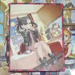 Pokemon Sword & Shield Japan Exclusive Marnie Promo Mini Binder - Image 1