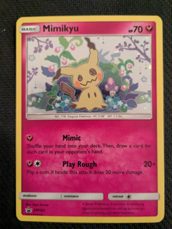 Mimikyu SM163 Holo Pokemon Sun & Moon Team Up Black Star Blister Promo Card - NM - Image 1