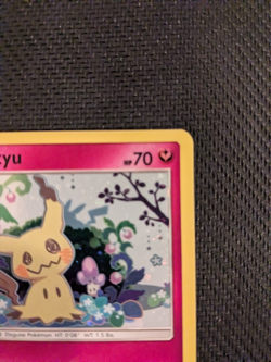 Mimikyu SM163 Holo Pokemon Sun & Moon Team Up Black Star Blister Promo Card - NM - Image 2