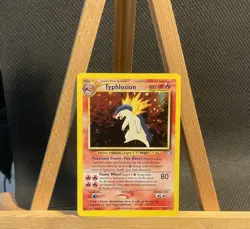 Typhlosion - 18/111 - Pokemon Neo Genesis Unlimited Holo Rare Card WOTC NM - Image 1