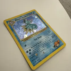 Pokemon Cards Seadra 9/132 Prerelease Holo Gym Heroes - Image 3