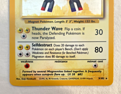 1x Magneton 9/102 Base Set Holo Rare Pokemon Card NM - Image 3