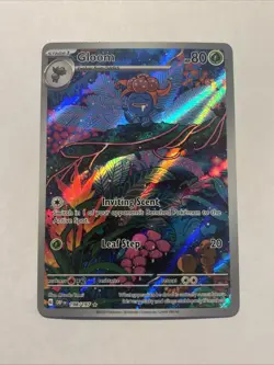 Pokemon Card TCG - Gloom 198/197 Illustration Rare Obsidian Flames Near Mint - Image 1