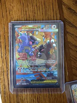 Pokemon Mega Kangaskhan EX 182/132 Full Art Holo Rare MEG Basic HP 300 Card - Image 1