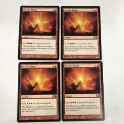 Pyretic Ritual X4 Near Mint Core Set 2011 M11 Common Magic The Gathering - Image 1