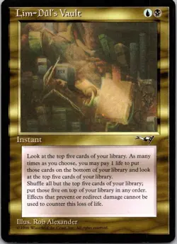 MTG Magic The Gathering Lim-Dul's Vault Alliances Played See Scan D - Image 1