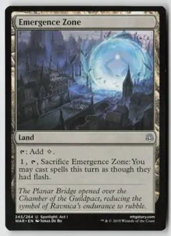 Emergence Zone War of the Spark (245) Normal - MTG - DAMAGED - Image 1