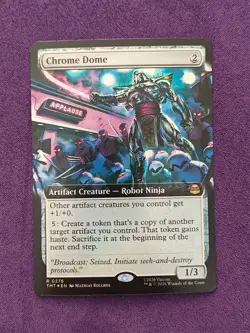 Chrome Dome 276 - NM Extended Art Foil - Teenage Mutant Ninja Turtles - MTG - Image 1