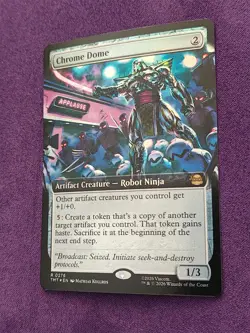 Chrome Dome 276 - NM Extended Art Foil - Teenage Mutant Ninja Turtles - MTG - Image 2