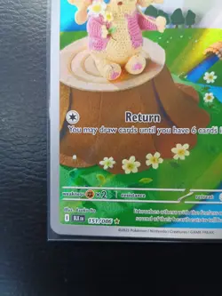 Pokemon TCG Audino 151/086 Rare Black Bolt Illustration Card NM Condition 💎💎💎 - Image 5
