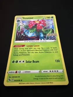 Venusaur 003/078 Pokemon GO Holo Rare NM/M Pokemon TCG Card PSA 10 Contender - Image 4