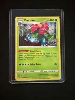 Venusaur 003/078 Pokemon GO Holo Rare NM/M Pokemon TCG Card PSA 10 Contender - Image 5