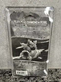 Pokemon 2007 Diamond & Pearl Mysterious Treasures Blister Pack W/ Acrylic Case - Image 2
