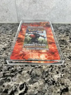 Pokemon 2007 Diamond & Pearl Mysterious Treasures Blister Pack W/ Acrylic Case - Image 3
