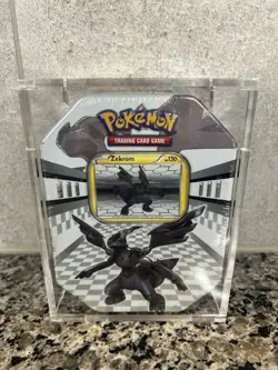 2011 Pokemon Black & White Zekrom Tin W/ Acrylic Case Sealed - Image 1