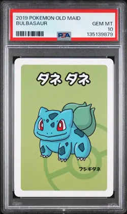 2019 POKEMON OLD MAID BULBASAUR PSA 10 - Image 1