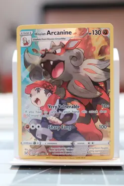 Hisuian Arcanine #TG08 Pokemon Lost Origin Full Art LP Holo Pokemon Card Eng - Image 1